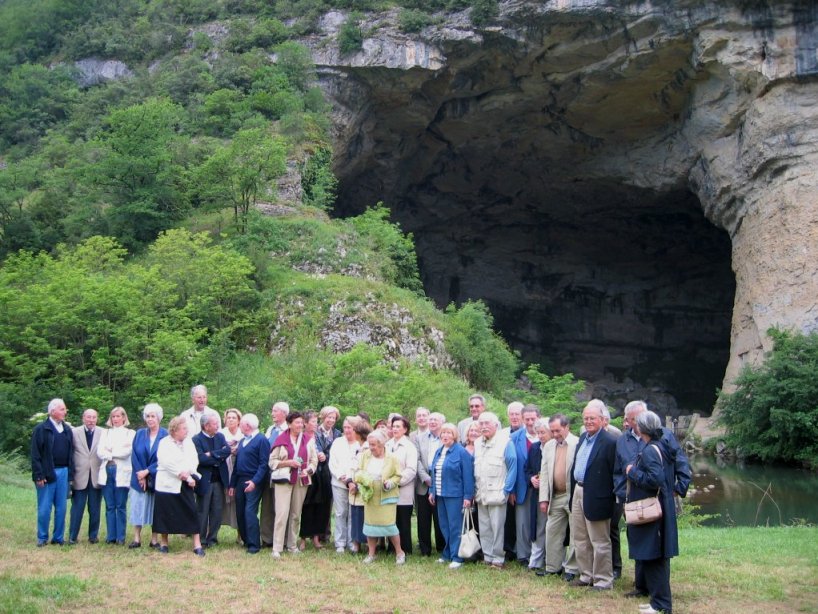 Photo d'un voyage annuel de l'Académie des Sciences et Lettres de Montpellier