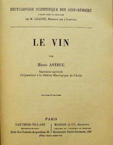 Portrait de Henri ASTRUC